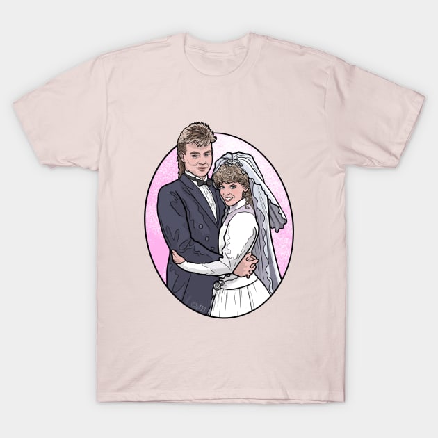 Scott & Charlene's Wedding T-Shirt by Pickledjo